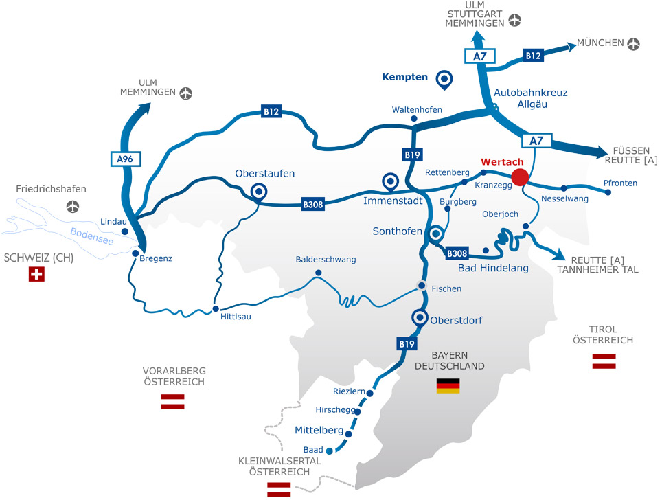 Anfahrt zur Firma Haug